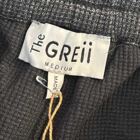 The Greii “Boutique” The Meg Pant Black/Grey Wide Leg Crop NWT Size Medium - Picture 5 of 7